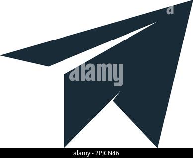 Plan papier icône Vector logo Template Illustration Design Illustration de Vecteur