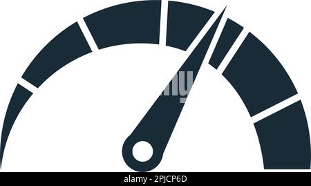 Modèle d'illustration du logo Vector de l'icône indicateur de vitesse Illustration de Vecteur