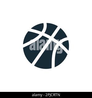 Basket-ball, ball Icon Design Template Elements Illustration de Vecteur