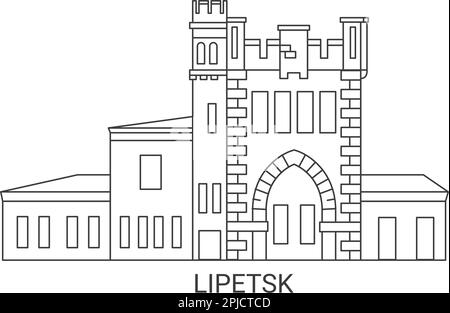 Russie, Lipetsk Voyage repère illustration vecteur Illustration de Vecteur