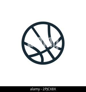 Basket-ball, ball Icon Design Template Elements Illustration de Vecteur