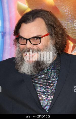 Los Angeles, États-Unis. 02nd avril 2023. Jack Black au Super Mario Bros. Projection spéciale du film au Regal LA Live, Los Angeles, CA, 1 avril 2023. Crédit photo: Joseph Martinez/PictureLux crédit: PictureLux/The Hollywood Archive/Alamy Live News Banque D'Images