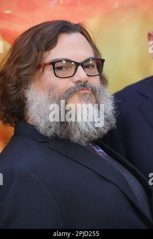 Los Angeles, États-Unis. 02nd avril 2023. Jack Black au Super Mario Bros. Projection spéciale du film au Regal LA Live, Los Angeles, CA, 1 avril 2023. Crédit photo: Joseph Martinez/PictureLux crédit: PictureLux/The Hollywood Archive/Alamy Live News Banque D'Images
