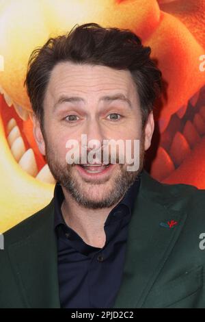 Los Angeles, États-Unis. 02nd avril 2023. Charlie Day au Super Mario Bros. Projection spéciale du film au Regal LA Live, Los Angeles, CA, 1 avril 2023. Crédit photo: Joseph Martinez/PictureLux crédit: PictureLux/The Hollywood Archive/Alamy Live News Banque D'Images