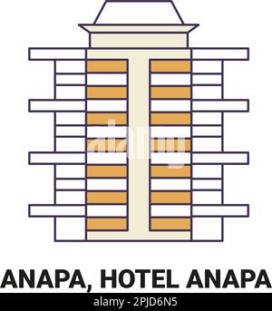 Russie, Anapa, Hôtel Anapa Voyage illustration vecteur Illustration de Vecteur