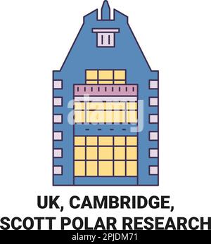 Angleterre, Cambridge, Scott Polar Research voyage illustration vectorielle Illustration de Vecteur