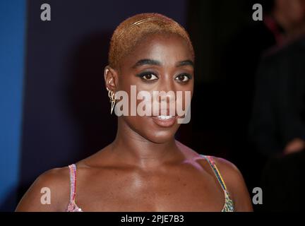 Londres, Royaume-Uni. 05th octobre 2022. Lashana Lynch participe à la première mondiale de « Matilda the musical » de Roald Dahl au Royal Festival Hall de Londres. Crédit : SOPA Images Limited/Alamy Live News Banque D'Images