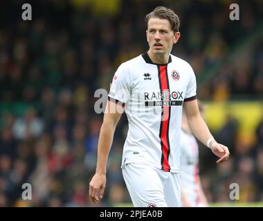 Norwich, Royaume-Uni. 1st avril 2023. Sander Berge de Sheffield Utd lors du match de championnat Sky Bet à Carrow Road, Norwich. Le crédit photo doit être lu: Simon Bellis/Sportimage crédit: Sportimage/Alay Live News Banque D'Images