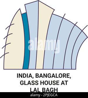 Inde, Bangalore, Glass House à Lal Bagh Voyage illustration vecteur Illustration de Vecteur