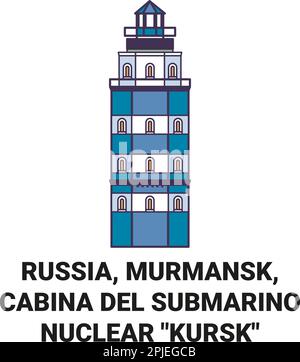 Russie, Mourmansk, Cabina Del Submarino nucléaire Kursk Voyage illustration vecteur Illustration de Vecteur