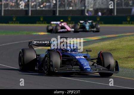 23 ALBON Alexander (tha), Williams Racing FW45, action pendant le Grand Prix d'Australie Rolex de Formule 1 2023, 3rd tour du Championnat du monde de Formule 1 2023 de 31 mars à 2 avril 2023 sur le circuit Albert Park, à Melbourne, Australie - photo : DPPI/DPPI/LiveMedia Banque D'Images