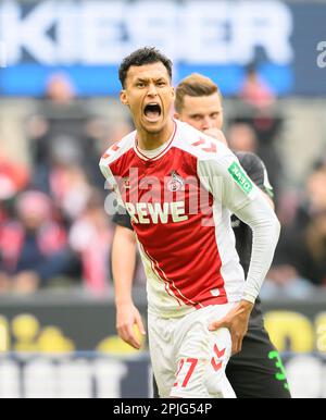 Koeln/Allemagne. 2 avril 2023, Davie SELKE (K) Soccer 1st Bundesliga, 26th Match day, FC Cologne (K) - Borussia Monchengladbach (MG), on 2 avril 2023 à Koeln/ Allemagne. #La réglementation DFL interdit toute utilisation de photographies comme séquences d'images et/ou quasi-vidéo # Banque D'Images