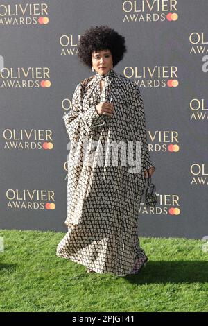 Golda Rosheuvel, Olivier Awards 2023, Royal Albert Hall, Londres, Royaume-Uni, 02 avril 2023, photo de Richard Goldschmidt Banque D'Images