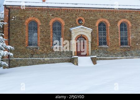 Guentersberge dans les montagnes Harz impressions d'hiver Banque D'Images