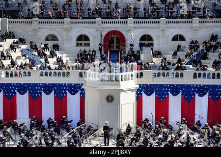 P0120021CK-0839: Le président Joe Biden prononce son discours inaugural le mercredi 20 janvier 2021, lors de l'inauguration présidentielle aux États-Unis en 59th Capitole à Washington, D.C. (Photo officielle de la Maison Blanche par Chuck Kennedy) Banque D'Images