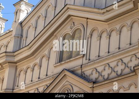 29-02-2022. cracovie-pologne. L'ancienne Synagogue Tempel sur la rue miodowa à Kazimierz Cracovie Banque D'Images