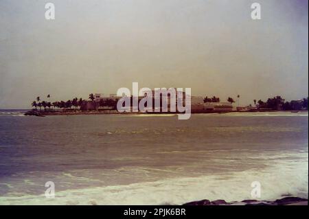 Le château historique d'Elmina sur la côte du Ghana vers 1959 Banque D'Images