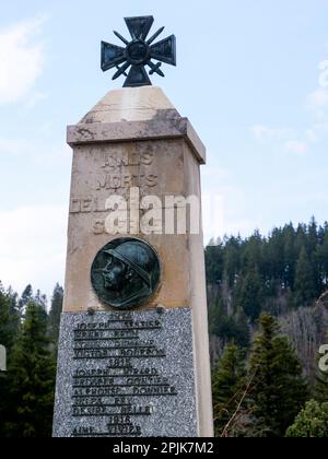 Mémorial militaire, Saint-Pierre de Chartreuse, Isère, région DE L'AURA, France Banque D'Images