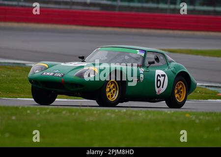 Andrew Smith, Marcos 1800GT, HSCC Historic Road Sports avec Historic Touring Cars et Ecurie Classic, trois catégories combinées dans une seule course Banque D'Images