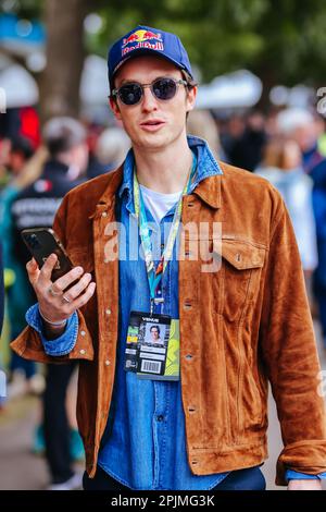 MELBOURNE, AUSTRALIE - 01 AVRIL : Scotty James, snowboardeuse australienne, au Grand Prix de Formule 1 de l'Australie 2023, le 1st avril 2023 Banque D'Images