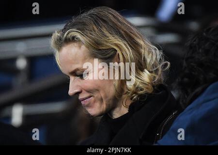 Paris, France - 02/04/2023, Eva HERZIGOVA lors du championnat français Ligue 1 de football entre Paris Saint-Germain et Olympique Lyonnais (Lyon) sur 2 avril 2023 au stade du Parc des Princes à Paris, France - photo: Matthieu Mirville/DPPI/LiveMedia Banque D'Images