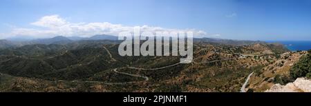 Montagnes du nord de Chypre Banque D'Images