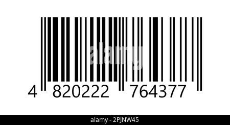 Échantillon de code-barres linéaire. Modèle de code à barres vectoriel linéaire. Illustration vectorielle Illustration de Vecteur
