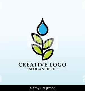 La ferme a besoin d'un grand logo pour vendre de la grande nourriture Illustration de Vecteur