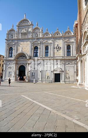 Scuola Grande di San Marco, San Marco, hôpital, bibliothèque médicale bibliothèque, Venise, Venise, Vénétie, Italie Banque D'Images