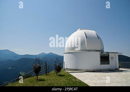 Observatoire, Max Valier, Gummer, Karneid, Eggental, Tyrol du Sud, Italie Banque D'Images