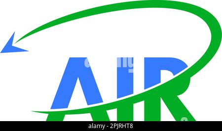 Modèle de logo Letter Air Travel Illustration de Vecteur