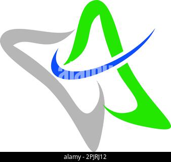 Letter A Dental logo Template Design Vector Illustration de Vecteur