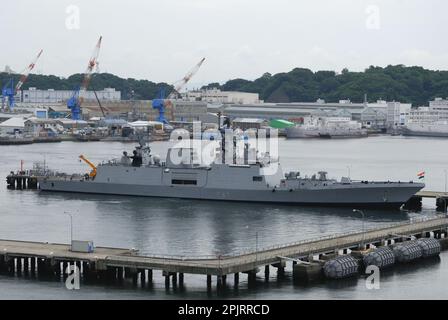 Préfecture de Kanagawa, Japon - 05 juin 2012 : marine indienne, SHIVALIK (F47), frégate de classe Shivalik. Banque D'Images