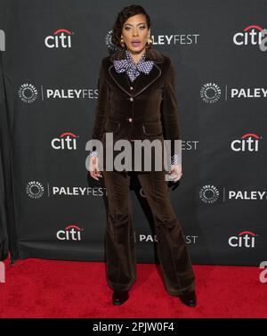 Los Angeles, États-Unis. 03rd avril 2023. Tawny Cypress arrive au PaleyFest 2023, YELLOWJACKETS tenu au Dolby Theatre à Hollywood, CA, le lundi, ?3 avril 2023. (Photo par Sthanlee B. Mirador/Sipa USA) crédit: SIPA USA/Alay Live News Banque D'Images