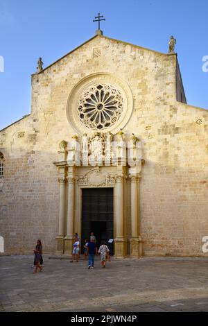 Cathédrale Santa Maria Annunziata, Otrante, Salento, Pouilles, Italie, Europe Banque D'Images