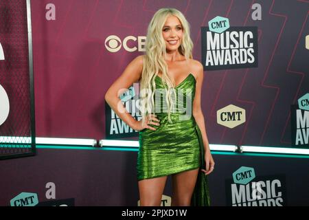 Megan Moroney participe aux CMT Music Awards 2023 au Moody Centre on 02 avril 2023 à Austin, Texas. Photo : Holly Jee/imageSPACE/MediaPunch Banque D'Images