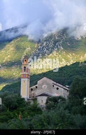 Notre Dame du Mont, Breil sur Roya, Vallée de la Roya, Parc national du Mercantour, Alpes Maritimes, 06, Côte d'Azur, France Banque D'Images