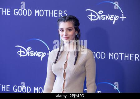 4 avril 2023, Rome, Italie: L'actrice italienne Gaia Girace participe à la photocall de la série télévisée "les bonnes mères" au cinéma spatial Moderno à Rome (Credit image: © Matteo Nardone/Pacific Press via ZUMA Press Wire) USAGE ÉDITORIAL SEULEMENT! Non destiné À un usage commercial ! Banque D'Images