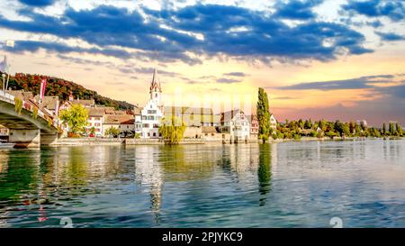 Stein am Rhein, Suisse Banque D'Images