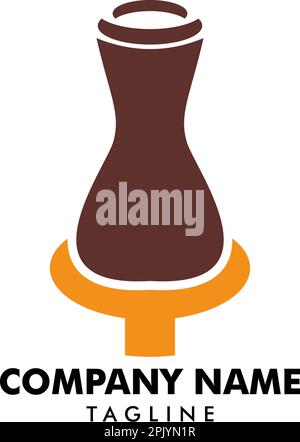 Logo Poterie modèle Design Vector Illustration de Vecteur