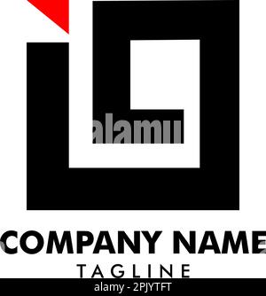 Conception initiale du modèle de logo Letter I9 Illustration de Vecteur