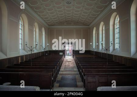 Intérieur de l'église Saint-Pierre, Wallingford Banque D'Images