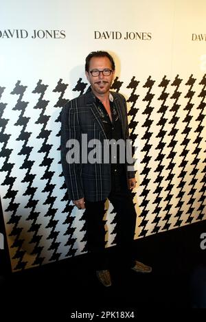 KIRK Pengilly d'INXS au lancement de la collection automne/hiver 2007 du grand magasin David Jones. Hôtel de ville de Sydney, Sydney, Australie. 13.02.07. Banque D'Images