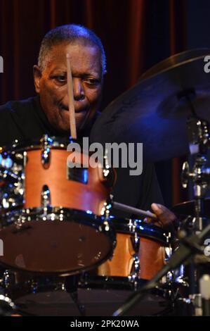 Milan Italie 03/10/2022: Billy Hart concert live au Blue Note de Milan Banque D'Images