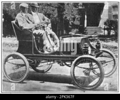 La première voiture jamais produite par Franklin Banque D'Images