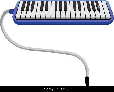 Instrument de musique pour enfants Melodica Illustration de Vecteur