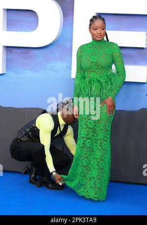 Londres, Royaume-Uni. 28th juillet 2022. Keke Palmer assiste à la première britannique de ''NAN'' à Odeon Luxe Leicester Square à Londres. (Credit image: © Fred Duval/SOPA Images via ZUMA Press Wire) USAGE ÉDITORIAL SEULEMENT! Non destiné À un usage commercial ! Banque D'Images