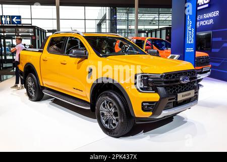 2023 Ford Ranger Wildtrack pick-up camion présenté au salon de l'automobile de transport IAA de Hanovre. Allemagne - 20 septembre 2022 Banque D'Images