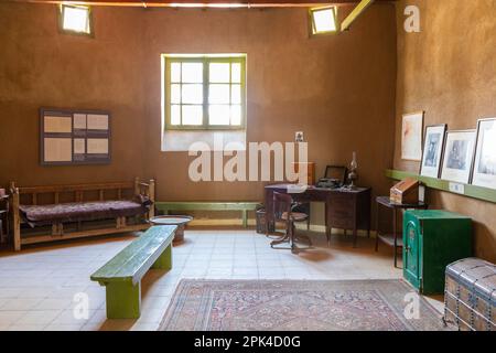 L'archéologue et égyptologue Howard carter's House, Louxor, Égypte, Afrique du Nord-est Banque D'Images