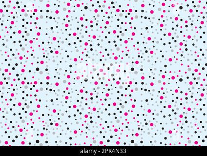 Arrière-plan sans couture à motif pois vectorisé Illustration de Vecteur